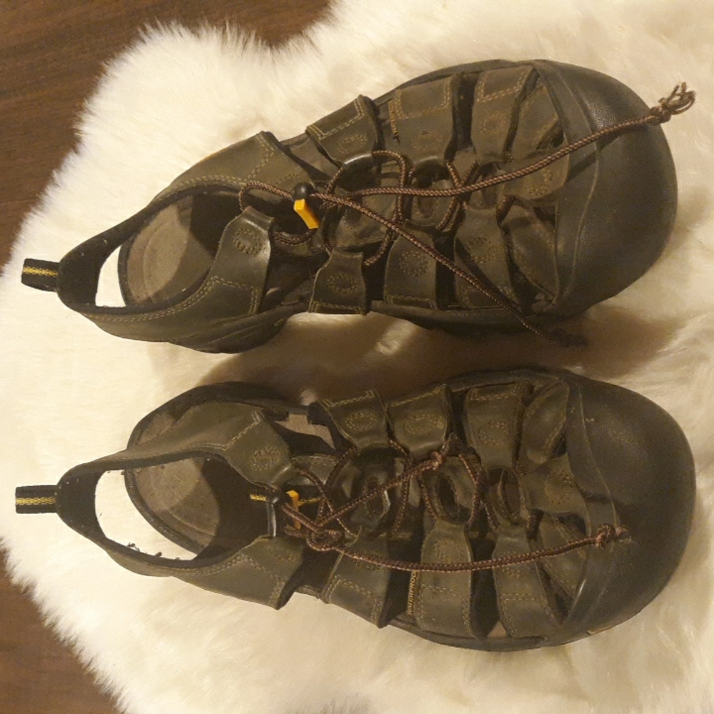 keen sandals green